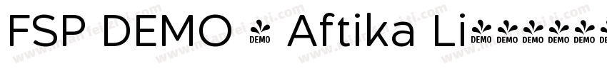 FSP DEMO - Aftika Li字体转换